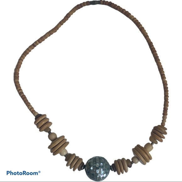 Vintage Boho Bead Necklace - Picture 3 of 9